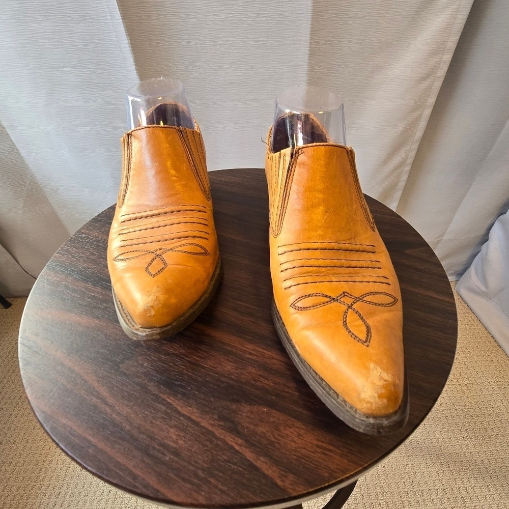 Ranchero‎ Vintage Ankle Boots - Size 8 - Picture 3 of 12